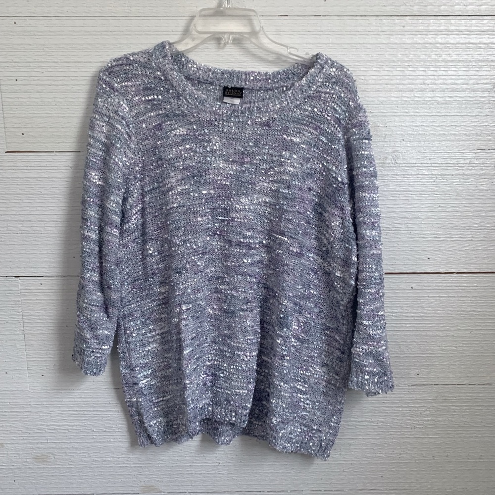 Woman’s Sweater by Salon Studio.  Size L.